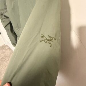 Arc'teryx Olive Green Technical Shell Jacket
